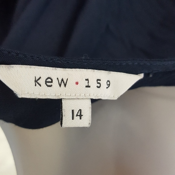 Kew 159 Tie Waist Short Sleeve Dress - Picture 6 of 6